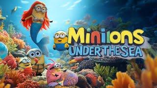 Minions as Ariel – Singing 'Under the Sea'! ‍️#shorts #disneymagic #ariel #minions #aicomedy