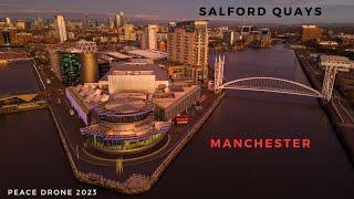 MANCHESTER - SALFORD QUAYS - MEDIA CITY - FEBRUARY 2023. #manchester #salfordcity #mediacitytv #dji