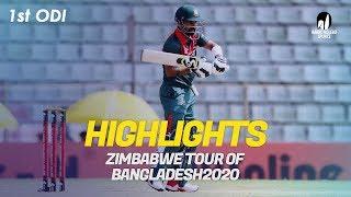 Highlights | Bangladesh vs Zimbabwe | 1st ODI | Zimbabwe tour of Bangladesh 2020