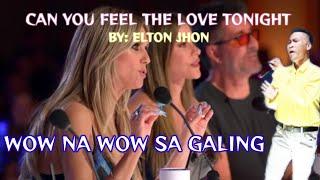 CAN YOU FEEL THE LOVE TONIGHT BY: ELTON JHON AMERICAN GOT TALENT AUDITION VIRAL PARODY ️️️