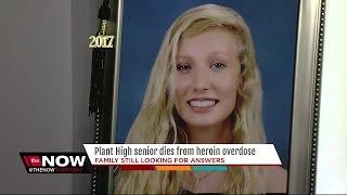 Plant High senior overdoses on heroin, her parents' warning for others