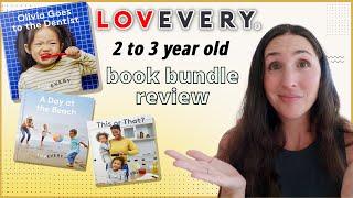 LOVEVERY BOOK BUNDLE 2 to 3 year old BOOK LIST REVIEW: Worth It?! + Complaints