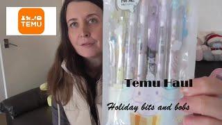 Huge Temu haul *lots of HOLIDAY bits