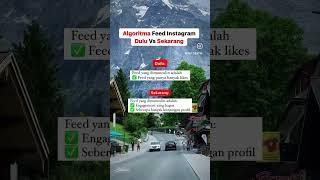 Perbedaan Algoritma Instagram Dulu Vs Kini (Tips Konten Instagram) #contentcreator #content