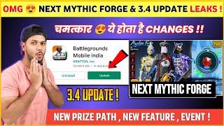 YES  Next Mythic Forge Leaks | Bgmi 3.4 Update | New Features | Next Prize Path | Bgmi New Update