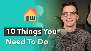 What Should You Do After Buying a House?