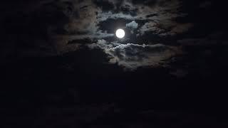 Amazing Night Sky With Moon Clouds | S-Series