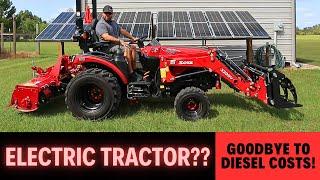 ELECTRIC TRACTOR?? Let's test it! Solis SV24 Electric compact tractor.