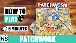 How to Play Patchwork Board Game (An Uwe Rosenberg Game)