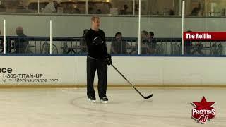 Dustin Brown : Collecting the puck off the wall