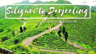 Siliguri To Darjeeling Via Rohini, Kurseong, Ghoom | NJP to Darjeeling By Car 4K | Walk Another Mile