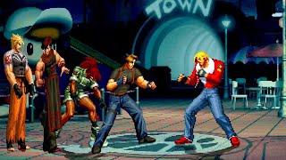 [KOF Mugen] orochi Leona Ryo buriki [vs] Terry Bogard