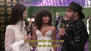 INDYA MOORE NO TAPETE VERMELHO DO EMMY COM HUGO GLOSS E CAROL RIBEIRO | #EmmyTNT