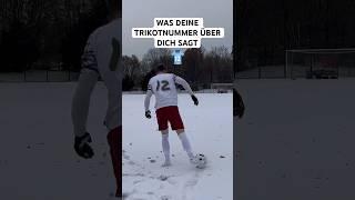 WAS DEINE TRIKOTNUMMER ÜBER DICH SAGT! #12 ️ #fussball #tipps #tricks #tutorial #shorts