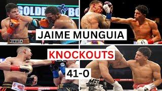 Jaime Munguia (41-0) Knockouts & Highlights