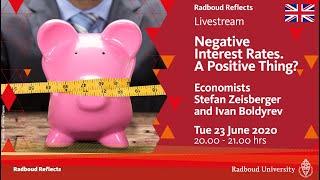 Negative Interest Rates: A Positive Thing? | Lectures economists Stefan Zeisberger and Ivan Boldyrev