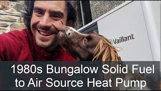 Solid Fuel to Vaillant Air Source Heat Pump: 1980s Bungalow