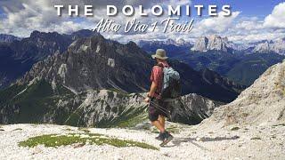 Hiking 120km Across the Dolomites on the Alta Via 1 trail - 4K