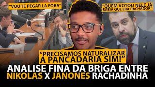 TRETA ENTRE NIKOLAS FERREIRA X JANONES RACHADINHA (BOULOS PASSANDO PANO)