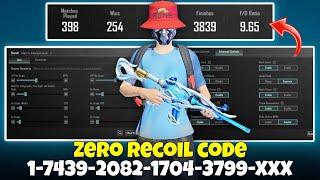 BEST ZERO RECOIL SENSITIVITY CODE COPY PASTE BGMI/PUBG MOBILE | ALL BASIC TO ADVANCE SETTING