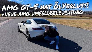 The first problems with my AMG GT-S + retrofitting mirror lighting with AMG projection