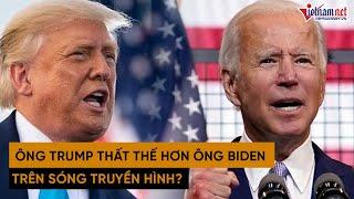 Bầu cử tổng thống Mỹ 2020: Lý do Donald Trump thất thế so với đối thủ Biden trên sóng truyền hình