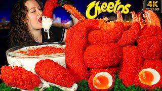 I Covered KING CRAB in HOT CHEETOS  | The Spiciest Mukbang EVER!