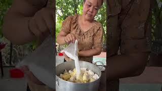 Làm Chuối Chưng Miền Tây Cực Ngon #nguyenthanhnhi #food #shortpants