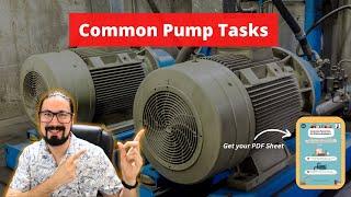 Top Pumping System Tasks for Process Engineering