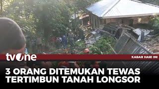 Longsor di Tarakan Menewaskan Tiga Orang saat Sedang Tidur | Kabar Hari Ini tvOne