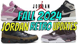 Fall 2024 Air Jordan Retro Release Updates