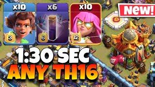 Th16 Root Rider Attack Strategy!! Best New Th16 Attack Strategy - Clash of Clans