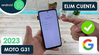 Eliminar Cuenta de Google Motorola Moto G31 | Android 12