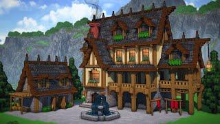 Minecraft: How To Build A Medieval Tavern/Inn | Tutorial