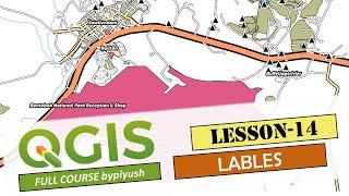 QGIS Tutorials-Beginner to Advance--Lesson-14--How to use Labels for Points and Polygons