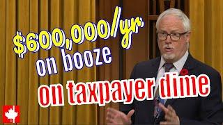 ON TAXPAYER DIME: Global Affairs Canada spends $600K/year on booze