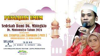 LIVE STREAM PENGAJIAN UMUM || SEDEKAH BUMI DK. MBINGKLO DS. MINTOMULYO TAHUN 2024