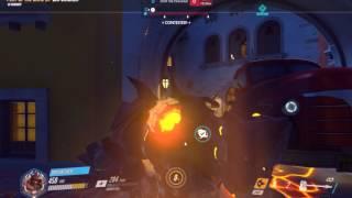 Overwatch POTG - Reinhardt Quadra Kill