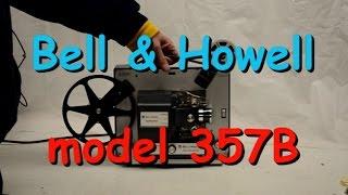 Bell & Howell 357B Projector Demo for eBay Listing from seller;  hardluckcharlie