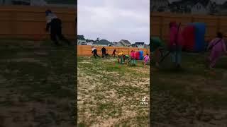 Archery tag/Archery dodgeball for a kids birthday party in Jacksonville NC.