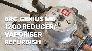 BRC Genius vaporiser gaskets change for lpg car system