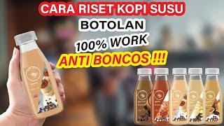 cara membuat resep kopi susu botolan atau literan Yang Benar - resep kopi susu gula aren kekinian