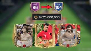 9 BILLION Coins Team Upgrading in FC Mobile Ft CR7, Gullit, Van Dijk, Walker!