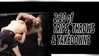 TOP UFC TAKEDOWN HIGHLIGHTS | BEST TRIPS SWEEPS AND THROWS | SAVAGE SLAMS | BJIUJITSUTV EP: 72