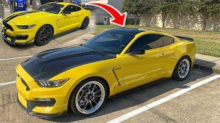 Building a Supercharged Shelby GT350 Mustang in 28 Minutes! (COMPLETE TRANSFORMATION)