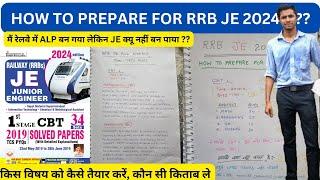 RRB JE 2024 PREPARATION STRATEGY & TIPS , MY OWN EXPERIENCE AND MISTAKES YOU SHOULD AVOID