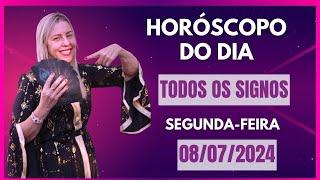 Horóscopo de hoje 08/07/24, SEGUNDA-FEIRA, previsão para todos os signos! amor, saúde, dinheiro..