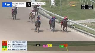 Gulfstream Park December 30, 2020 Race 3