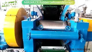 NBR,NR,CR RUBBER SCRPAS RECYCLE PROCESS