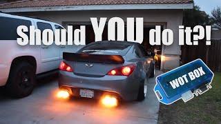 HOW TO MAKE YOUR CAR SHOOT FLAMES | WOT BOX REVIEW